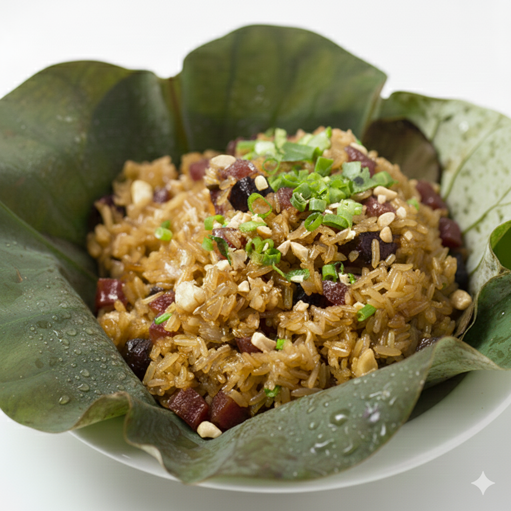 Glutinous Rice in Lotus Leaves (600g)
